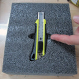 Dark grey Fastcap Kaizen Foam insert for woodworking tools, 30 x 1220 x 610mm, ideal for maximum organization and visual control