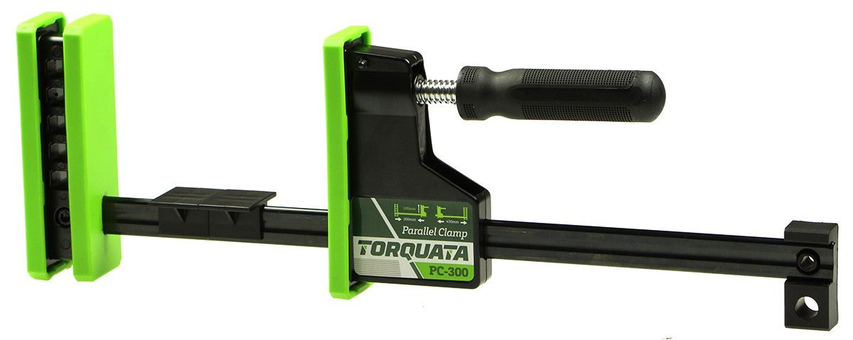 Torquata 610mm Parallel Clamp in action on wooden panel