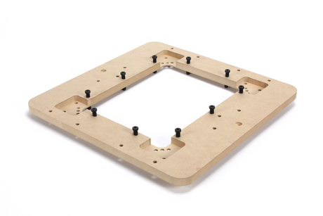Incra CleanSweep Router Table Dust Collection Box Adaptor on white background