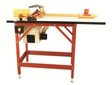 Incra LS Super System 635mm Kit with Plunge Router Lift, showcasing precision woodworking tools in action