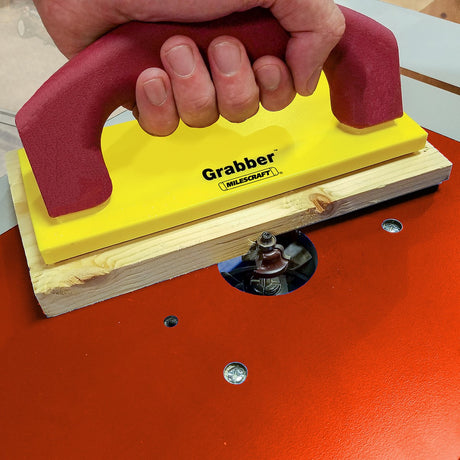 Milescraft Set of 2 Grabber Push Blocks Non-Marring - Durable multi-purpose push blocks for woodworking tasks