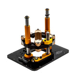 Incra MAST-R-Lift II Router Lift & SRM-1800 Round Body Router Motor in woodworking setup