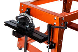 Sherwood Benchtop Router Table Stand with Mitre Guide & Switch, side view angle