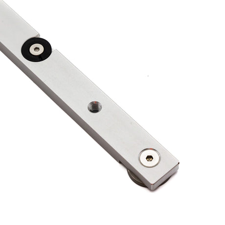 Torquata Aluminium Mitre Slider 650mm for precise jig-making in Australian woodworking shop