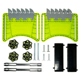 BOW Products FeatherDUO Stackable Featherboard Safety System Twin Pack - Side view, showing stacked featherboards on a table saw