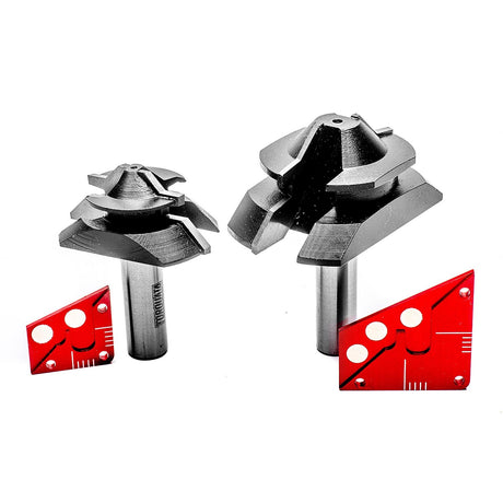 Torquata & Infinity Lock Mitre Router Bits & Setup Jigs for Perfect 90° Corner Joints
