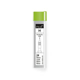 Pica Pack of 24 H Lead Refills for Dry Fine Automatic Pencil - Close-up of 24 H lead refills for precision marking