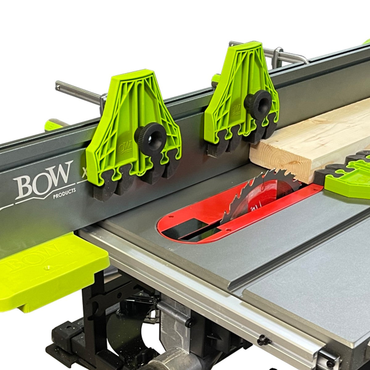 BOW Products 36in XT XTENDER Fence showing extended length and precision control