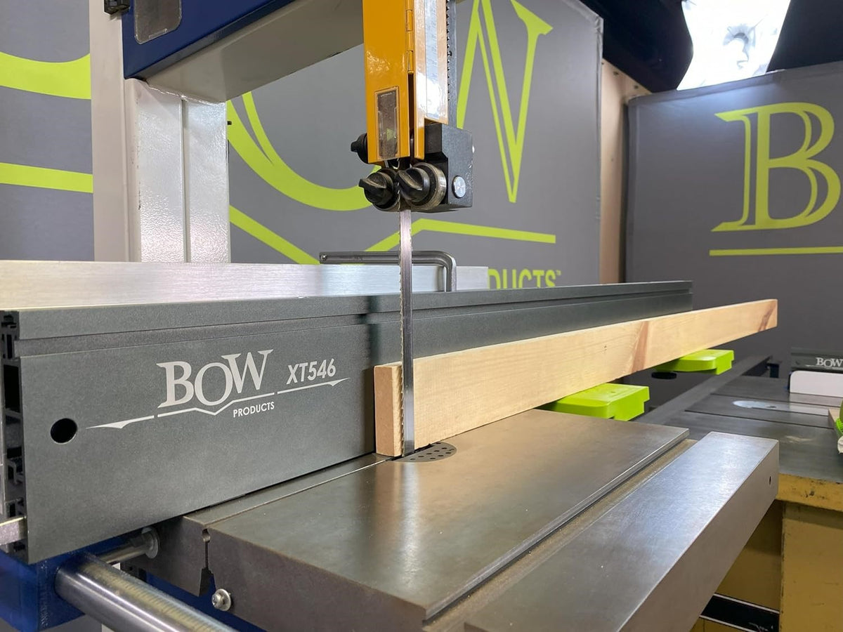 BOW Products 46in XT XTENDER Fence, side view showing extended length and height