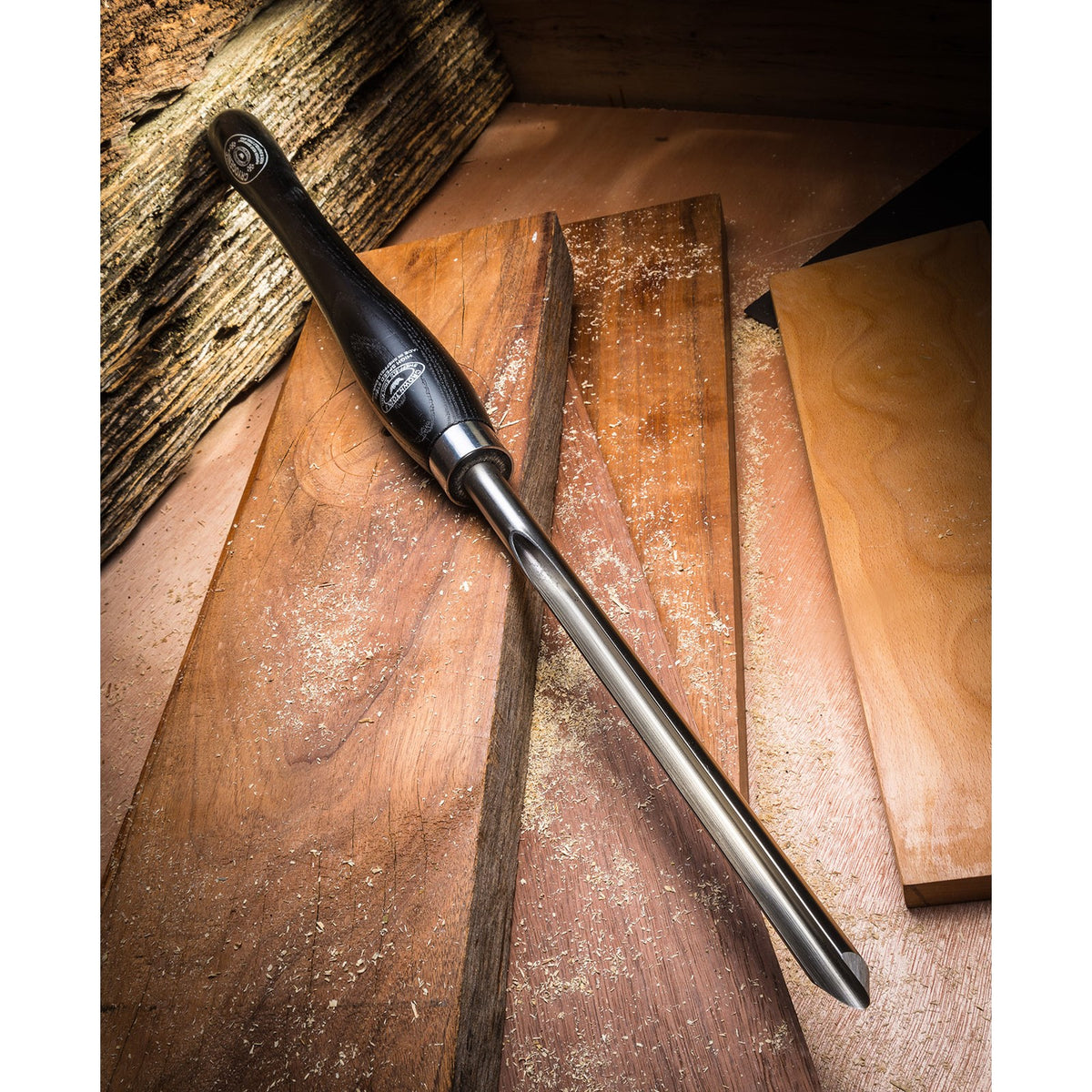 Crown 13mm M2 Cryogenic Steel Bowl Gouge with Side Grind for Woodturning
