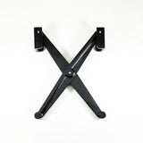 Benchcrafted Glide Leg Vice Cast Finish Retro Criss Cross detail