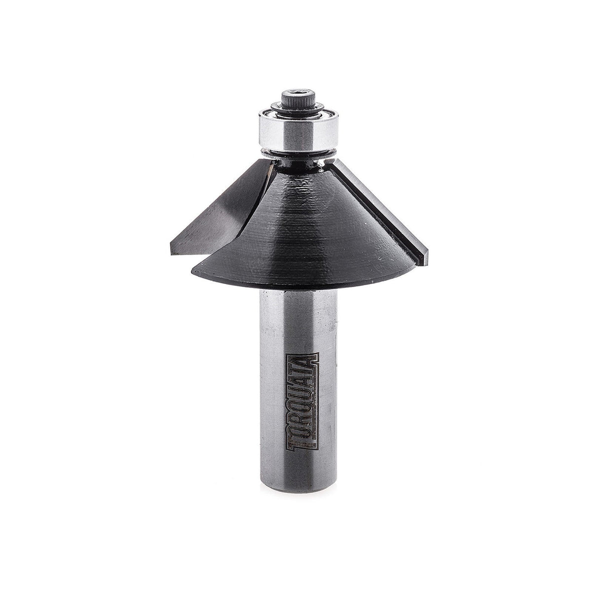 Torquata Chamfer Moulding Router Bits 45 Degrees 1/2in Shank - Create precise 45-degree chamfer edges on woodwork