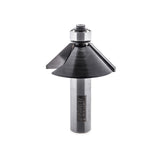 Torquata Chamfer Moulding Router Bits 45 Degrees 1/2in Shank - Create precise 45-degree chamfer edges on woodwork