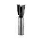 Torquata Dovetail Router Bit 7 Degrees 1/2in Shank cutting grooves in timber for sliding shelves