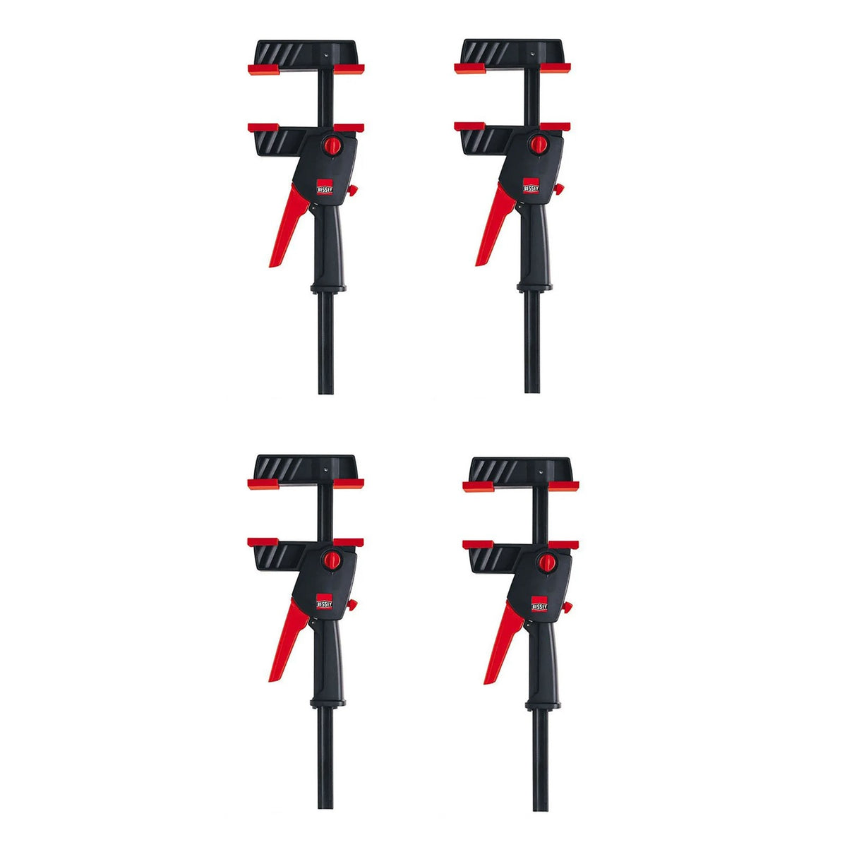 Bessey DuoKlamp woodworking tool set, featuring 2x 160mm and 2x 450mm clamps in a convenient set of 4
