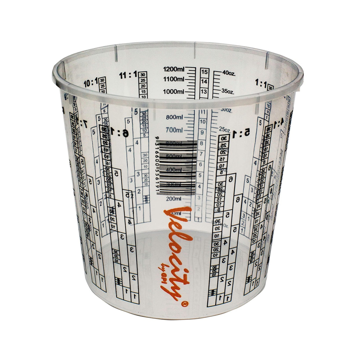 High-quality 1300mL West System Epoxy Resin mixing cups bundle of 25 on display
