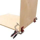 Milescraft Set of 2 Face Frame Corner Clamps in use for a t-joint woodworking project