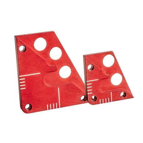 Infinity Set of 2 Setup Jigs for Lock Mitre Router Bits - Woodworking tool for precise lock mitre joinery