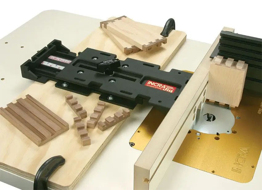Incra Original Jig for Joinery - Metric, showcasing precision features for woodworking professionals