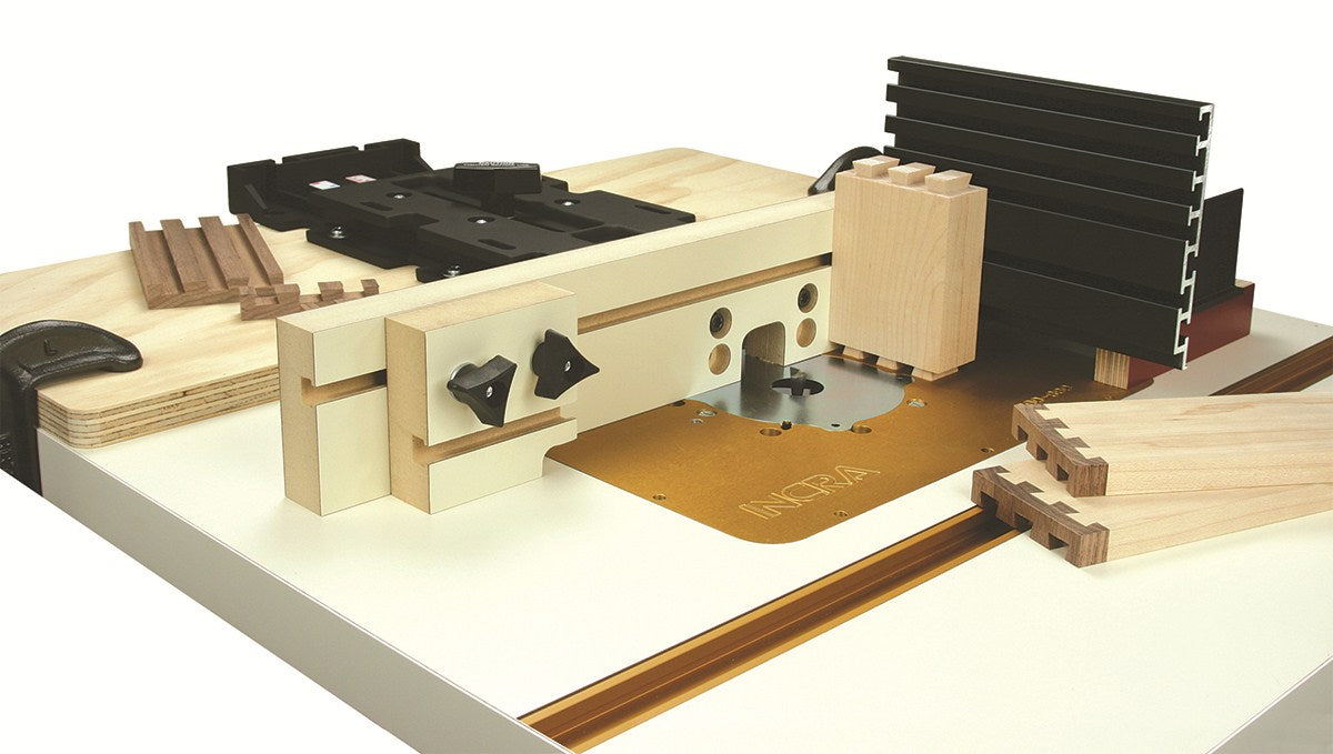 Incra Original Jig for Joinery - Metric, showcasing new features and high precision woodworking tools