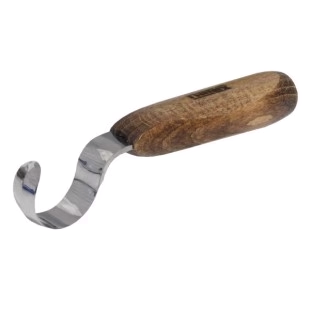 Handmade Narex PROFI spoon carving knife with double-edged standard radius blade