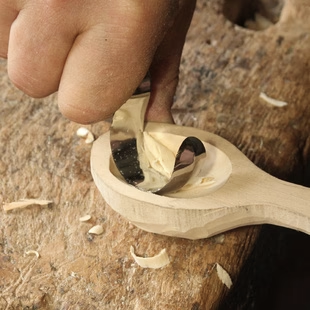 Narex PROFI Spoon Carving Knife: Double-edged blade for woodworkers
