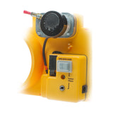 iVAC Automatic Blast Gate 4in & Tool Plus Pro Sensor for Dust Extraction - Close-up view of automatic blast gate with sensor
