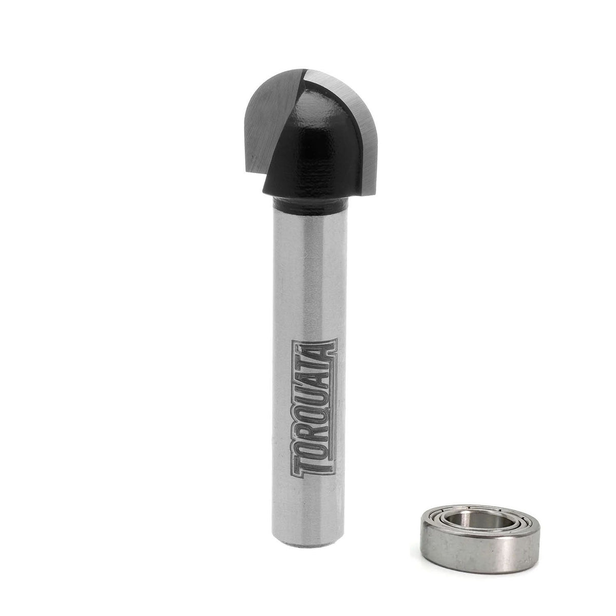 Torquata Pattern Following Core Box Router Bits with 1/4in Shank, ideal for cutting radius grooves in timber