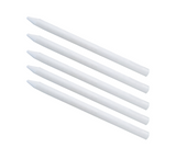 FastCap White Soapstone Refills for FatBoy Pencil Pack of 5, designed for use on metals in a standard sharpener