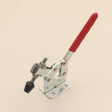 Toggle clamp for woodworking & metalworking. Medium horizontal mountable clamp with 55mm reach. Practical & versatile tool