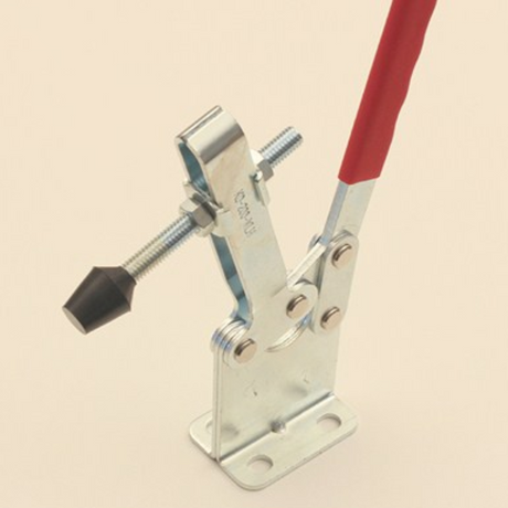 Large Horizontal Toggle Clamp Mountable 105mm Reach - Ideal for woodworking and metalworking, secures workpieces for precise clamping