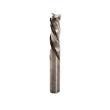 Freud Triple-Flute Compression CNC Router Bit in action on wood material