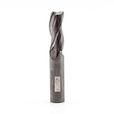 Torquata Triple-Flute Upcut Spiral CNC Router Bit in action on non-ferrous material