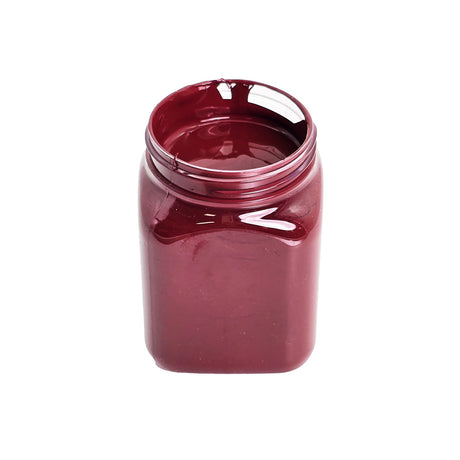 Burgundy flocking glue for woodworking projects on timber surface