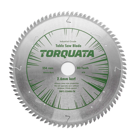 Torquata 254mm Fine Crosscut Circular Saw Blade for precise woodwork