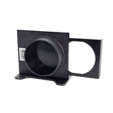 Sherwood Wall Mounted Blast Gate Reducer 4in to 2 1/2in in Red, angled view
