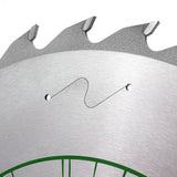 Torquata 254mm Extra Thin Kerf Rip Cut Circular Saw Blade in use with circular power saw, ideal for wood, chipboard, and MDF