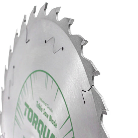 Torquata 305mm Extra Thin Kerf Rip Cut Circular Saw Blade in use with cordless handheld circular saw