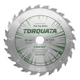 Torquata 305mm Heavy-Duty Rip Cut Circular Saw Blade in action on wood