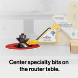 MicroJig FitFinder Jig Plus Upgrade Kit FN-12 and FN-12-UG showing precise measurements for woodworking applications