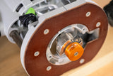 UJK 2-Wing Small Rebate Router Cutter with Metric Collars 1/2in Shank