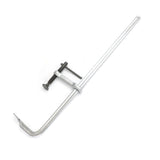 Pony Jorgensen 450mm Heavy Duty Bar Clamps angle view chrome plated for rust resistance