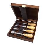 Narex Set of 4 Richter Bevel Edge Butt Chisels Cryogenic Steel
