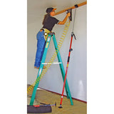 FastCap 3rd Hand HD Twin Pack Telescopic Support System in use for woodworking support