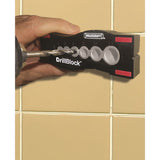 Portable DrillBlock Metric Drill Guide in use, ensuring precise and straight drilling