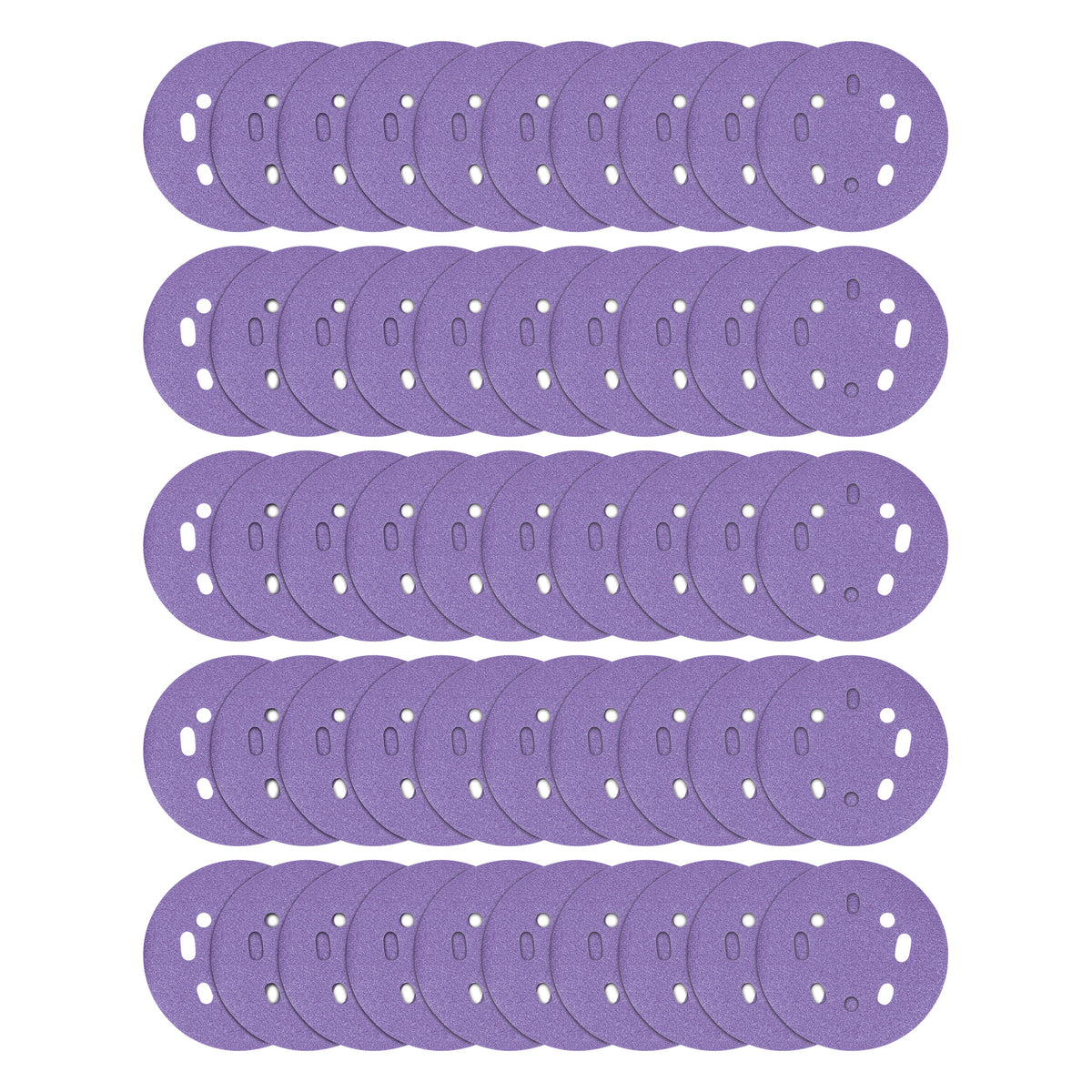 Trend Random Orbital Sanding Discs 125mm Pack of 50