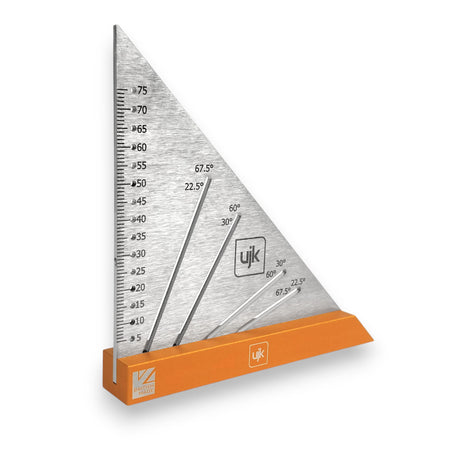 Compact Angle Square Set, 75 & 125mm, Stainless Steel and Aluminium Woodworking Tools - Australian Woodworking Tools Store