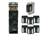 StealthMounts FLEX 24V Battery Mounts Pack of 6 Black