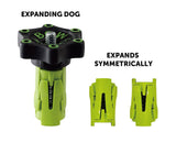 Bow Products Pack of Dogs woodworking bench dogs, featuring expandable design with hex bolt and ergonomic bow knob