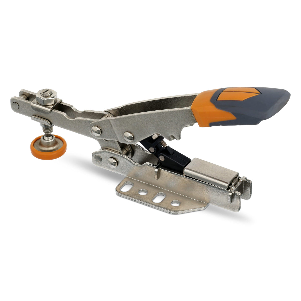 BORA Tool Medium Toggle Clamp Auto Adjust Horizontal Mount - 40mm Travel - Robust horizontal clamping lever design